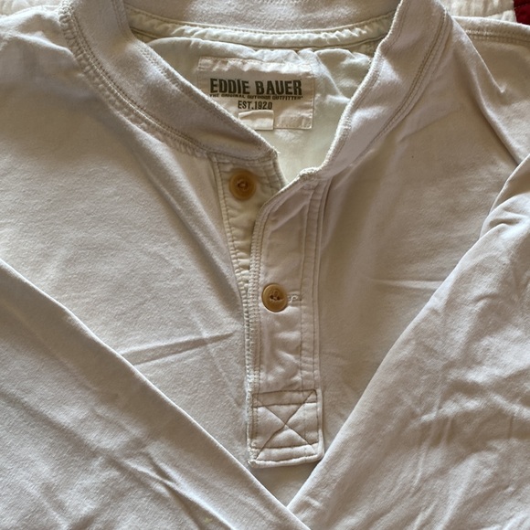 Eddie Bauer Long Sleeve Henley size Large - Picture 2 of 3
